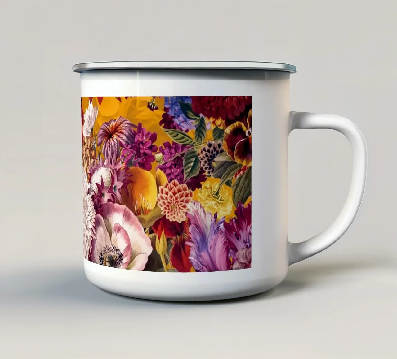 EXOTIC GARDEN XIII tazza in smalto da burcukorkmazyurek