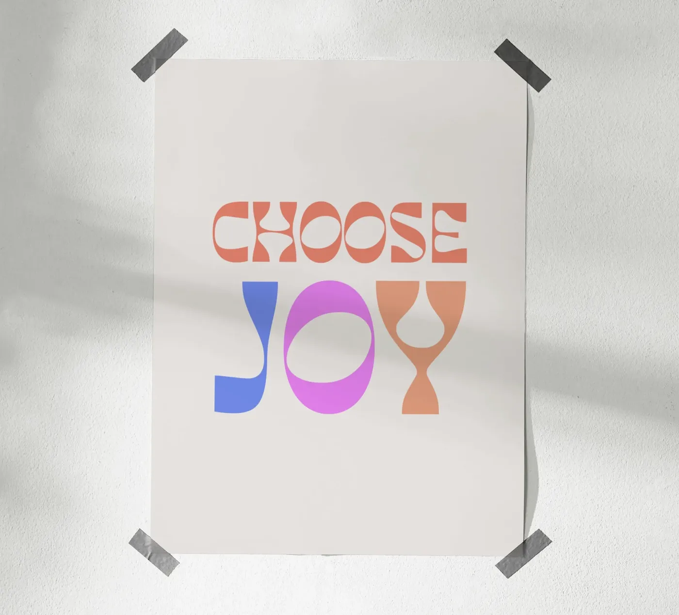 Joy Poster von we line studio - art