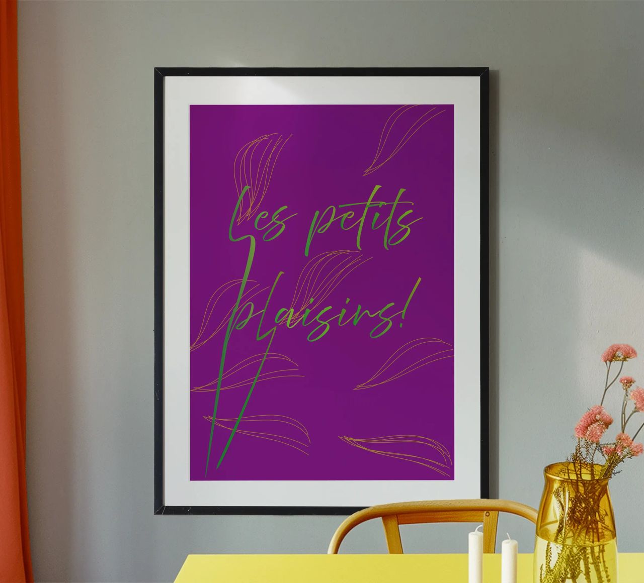 Les Petits Plaisirs ! poster de Design Plaisirs