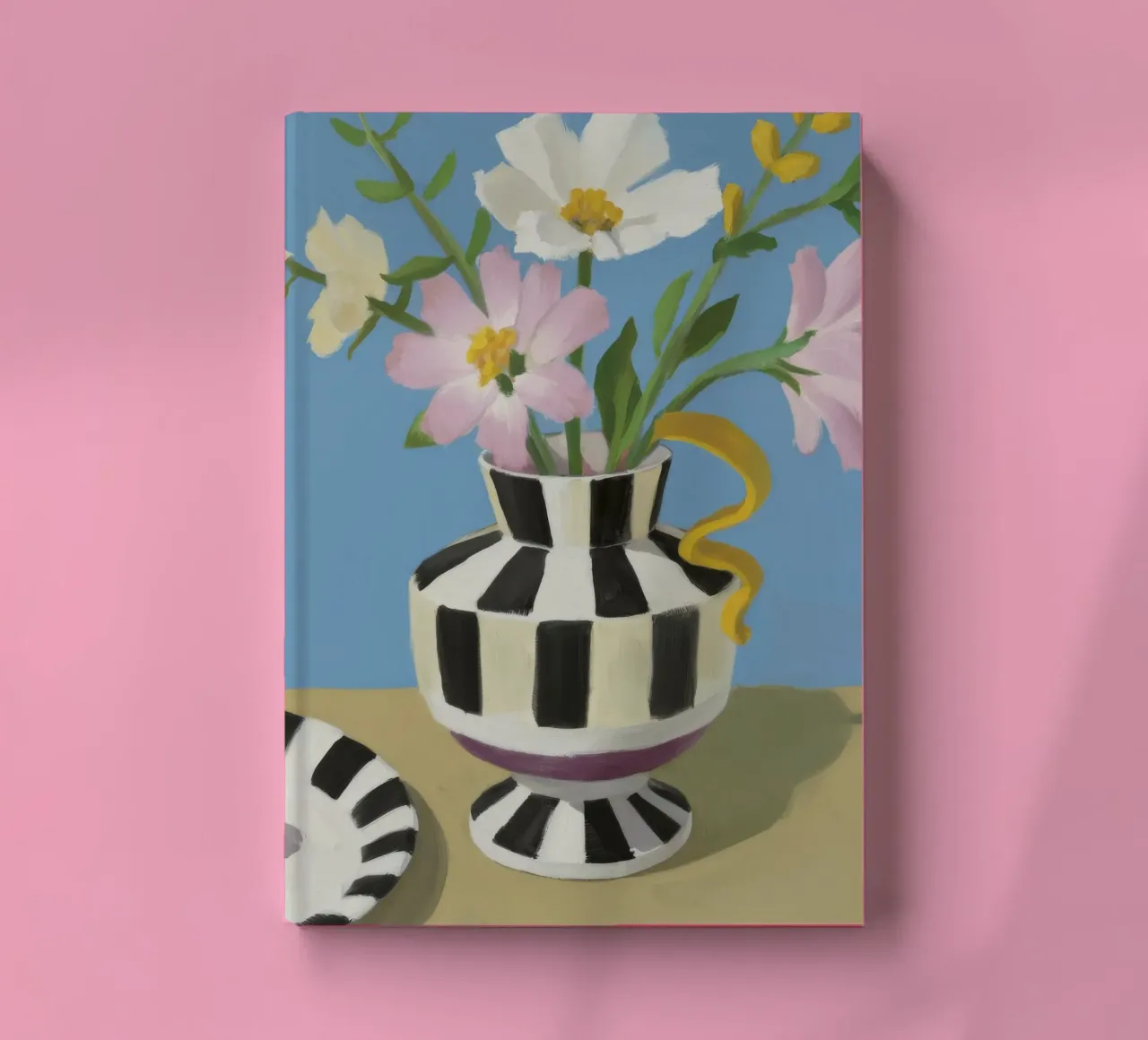 Fiori in vaso a righe diario da Lumie Layers