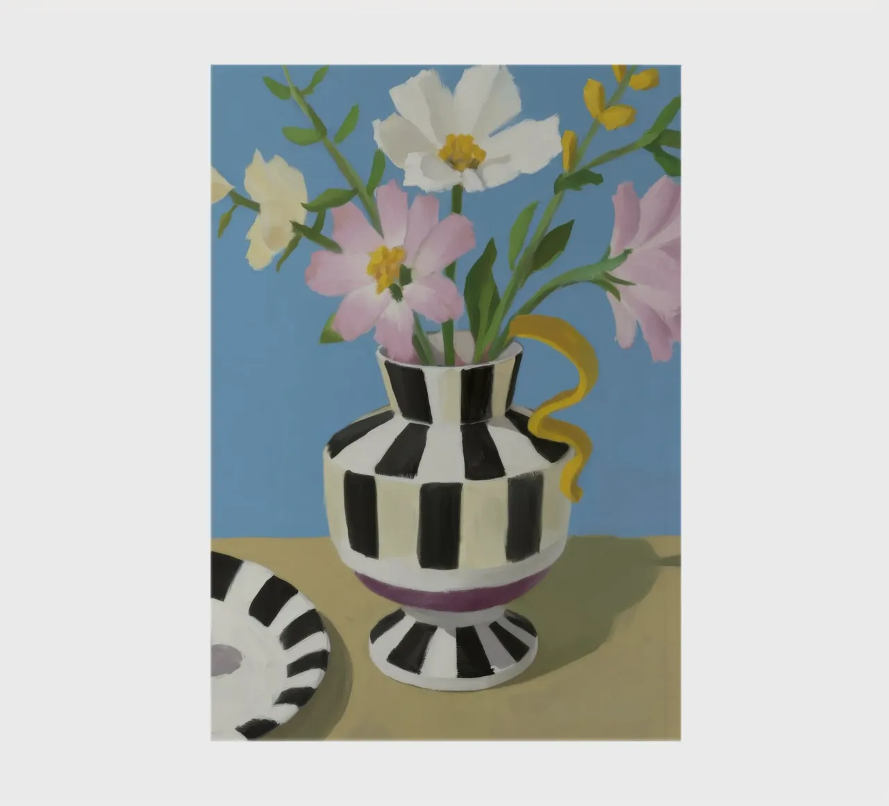 Fiori in vaso a righe diario da Lumie Layers
