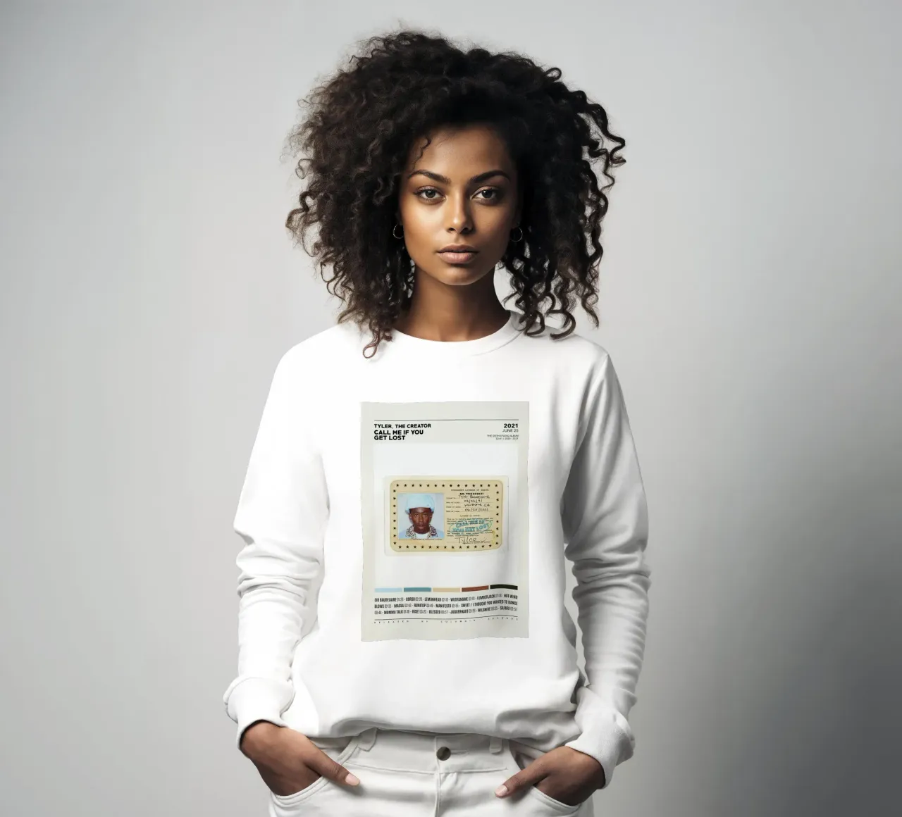 Minimalist Album Tyler The Creator - Call Me If You Get Lost sweatshirt by edanfargol