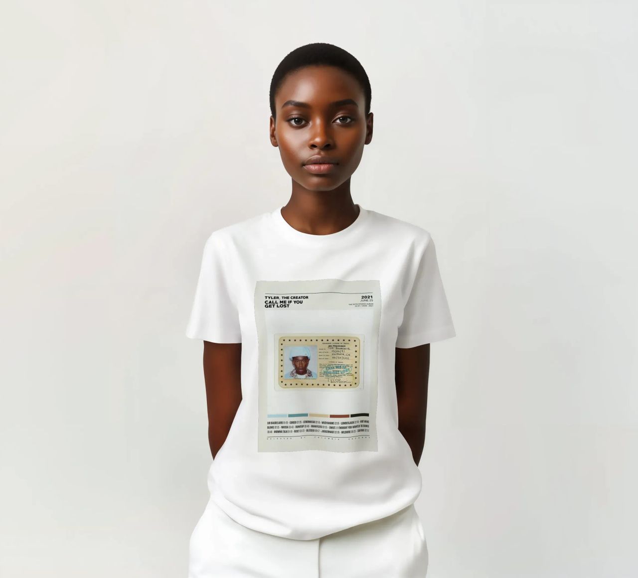 Minimalist Album Tyler The Creator - Call Me If You Get Lost t-shirt da edanfargol