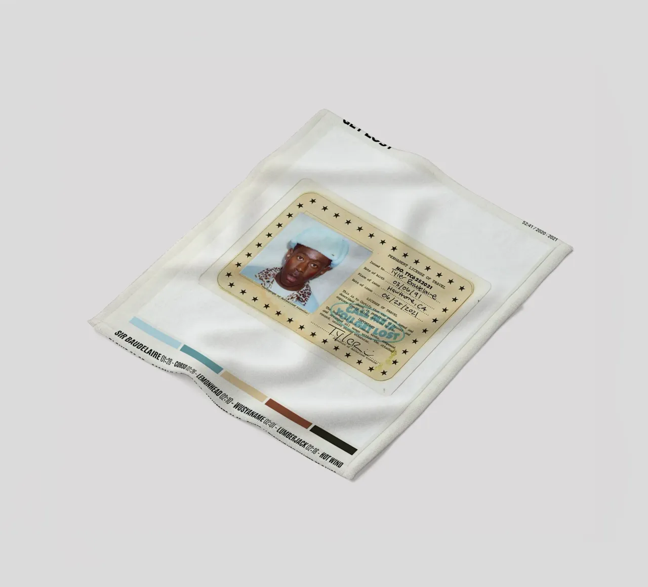 Minimalist Album Tyler The Creator - Call Me If You Get Lost coperta in pile da edanfargol