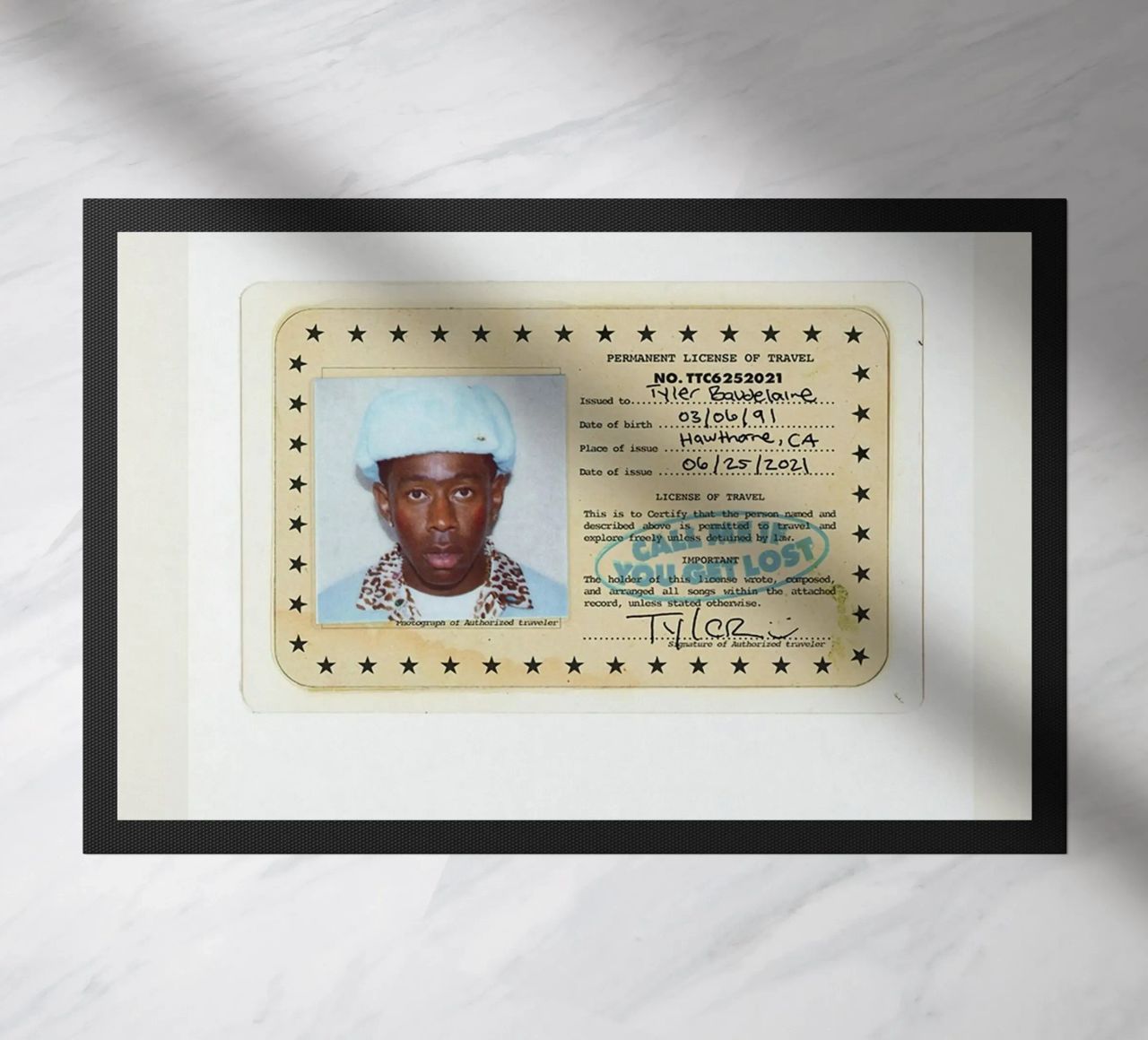 Minimalist Album Tyler The Creator - Call Me If You Get Lost zerbino da edanfargol