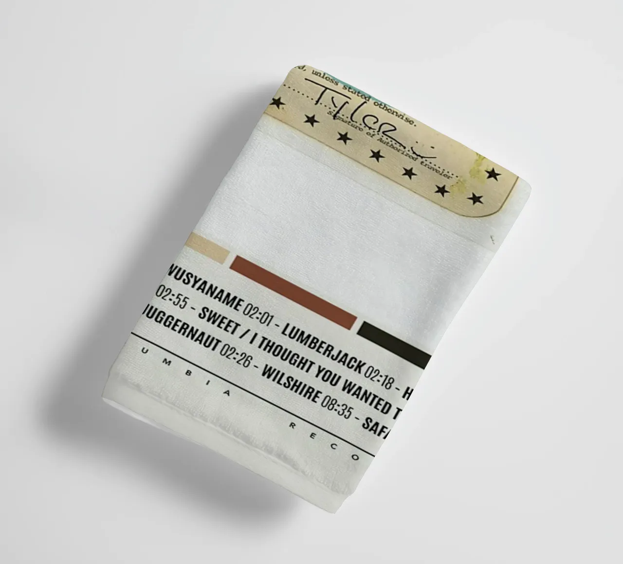 Minimalist Album Tyler The Creator - Call Me If You Get Lost asciugamano da bagno da edanfargol