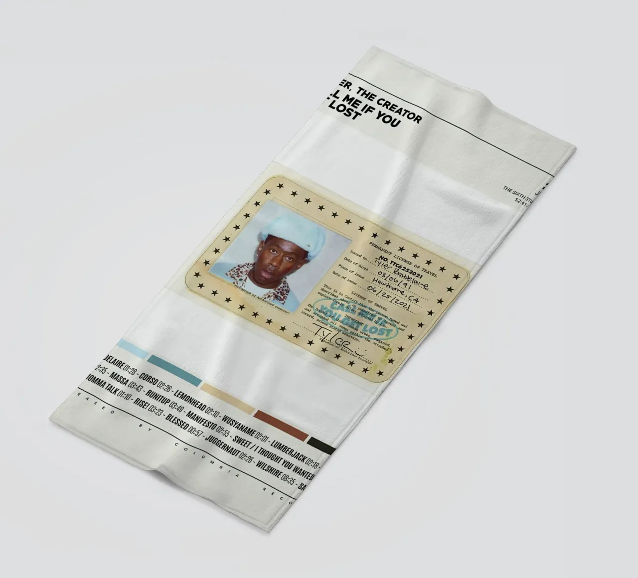 Minimalist Album Tyler The Creator - Call Me If You Get Lost telo mare da edanfargol