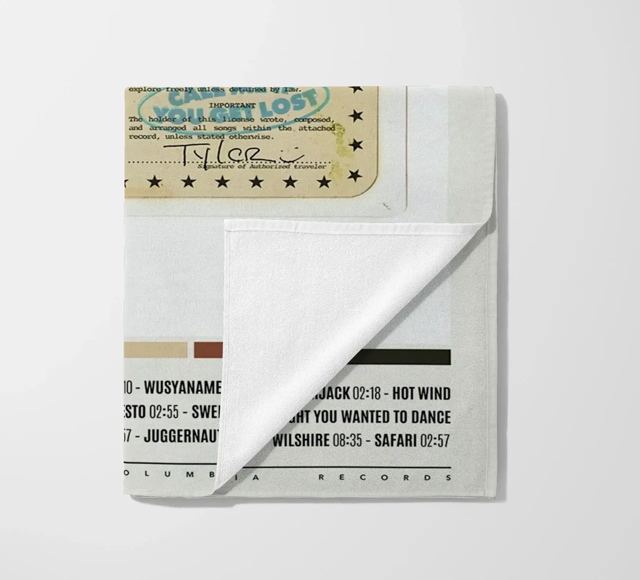 Minimalist Album Tyler The Creator - Call Me If You Get Lost telo mare da edanfargol