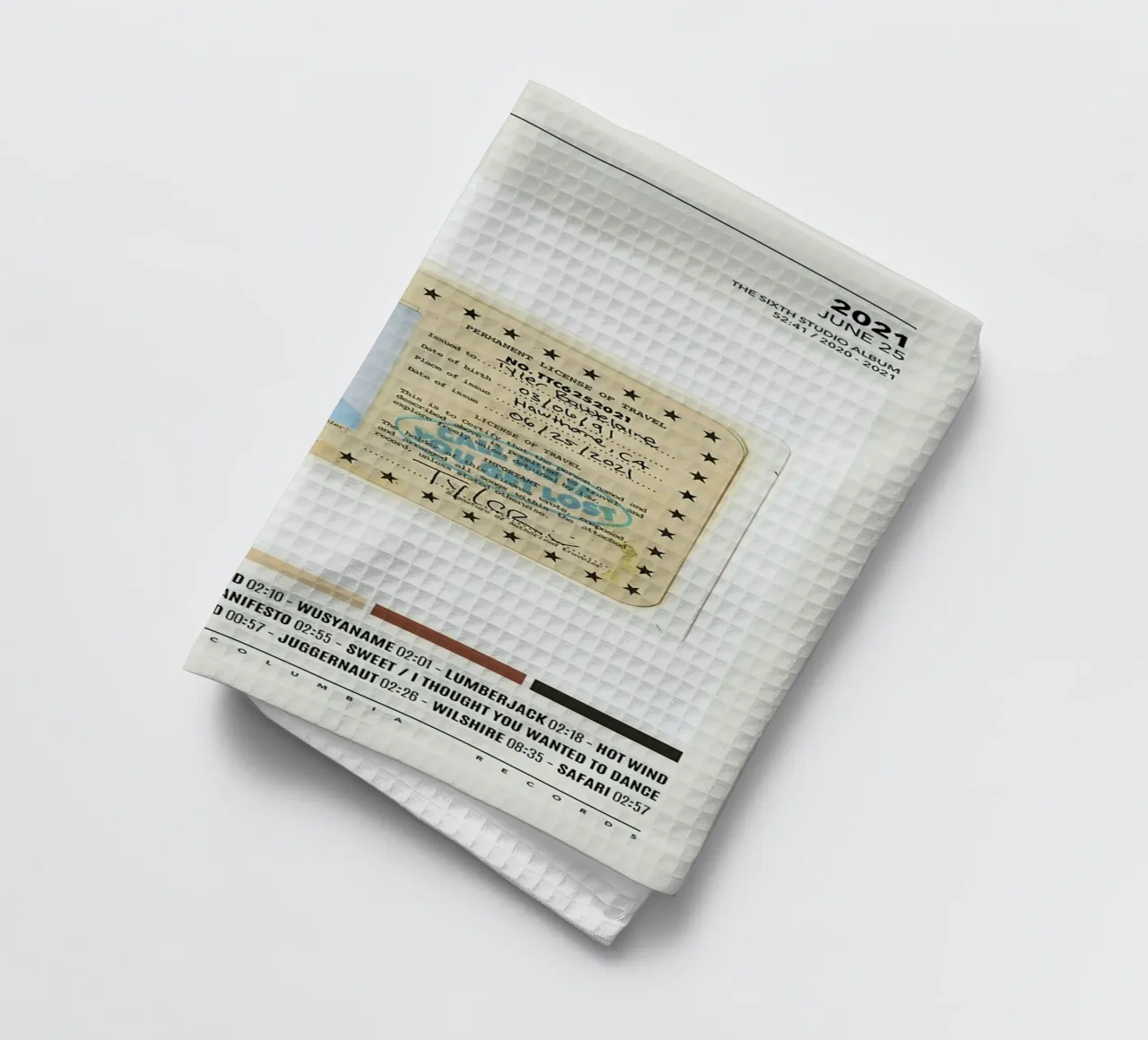 Minimalist Album Tyler The Creator - Call Me If You Get Lost canovaccio da cucina da edanfargol