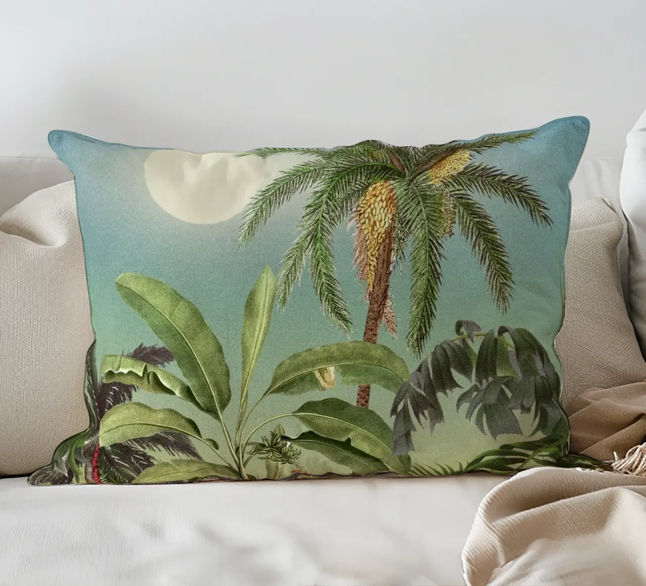 TROPICAL JUNGLE I decorative cushion by burcukorkmazyurek