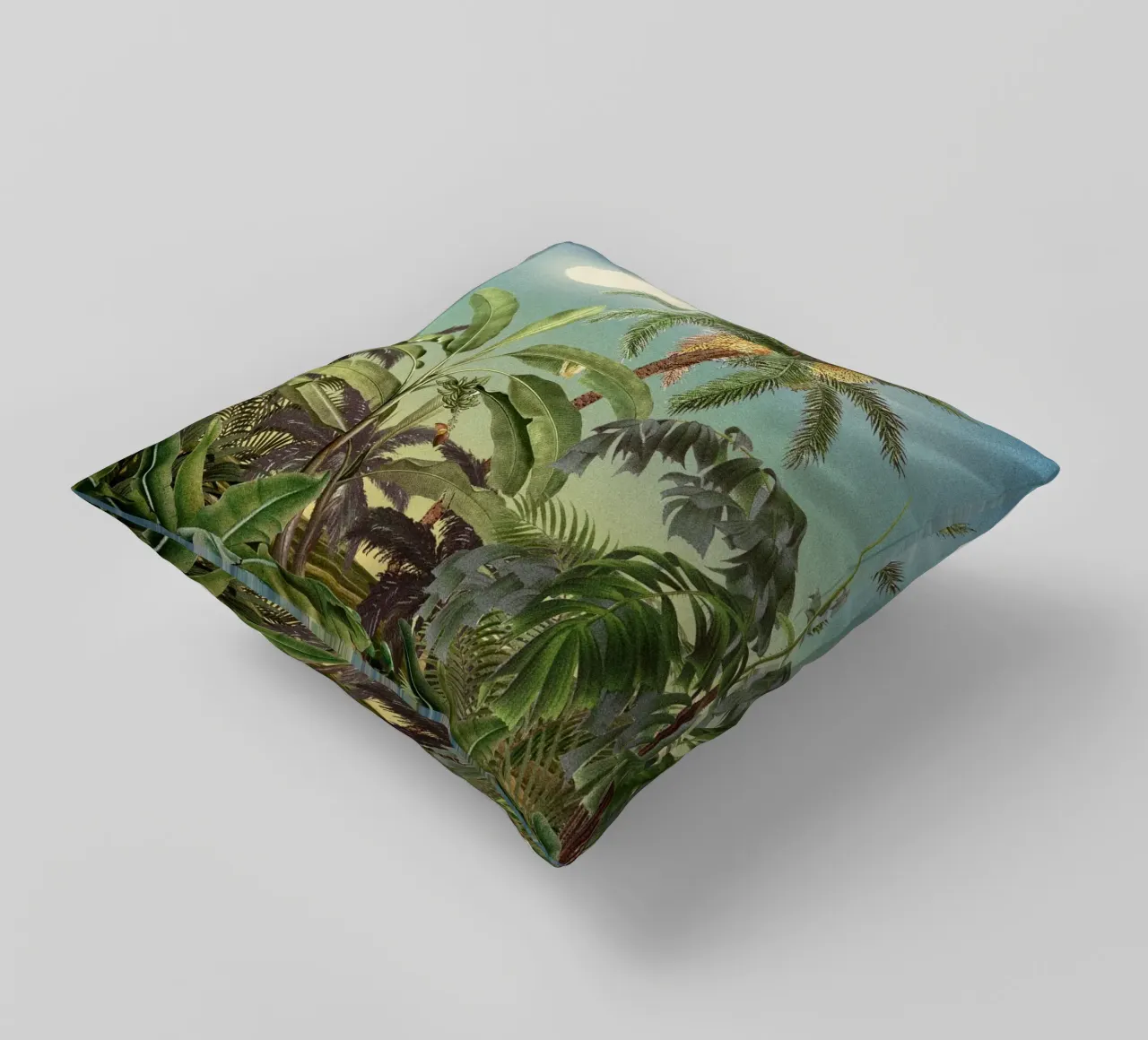 TROPICAL JUNGLE I decorative cushion by burcukorkmazyurek