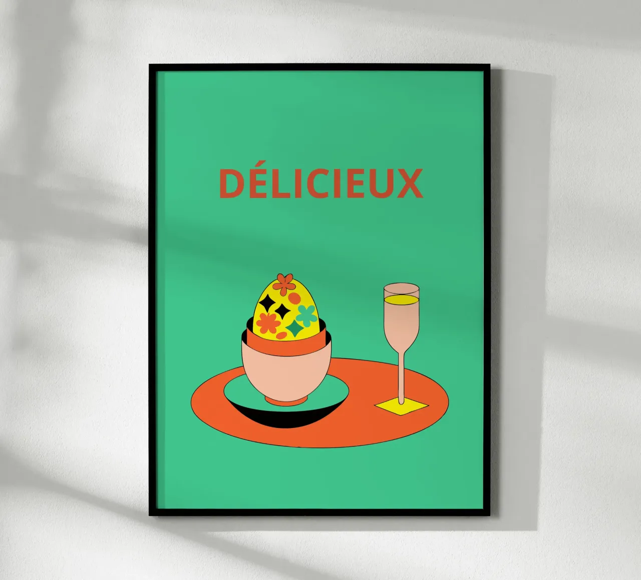 Cibo delizioso poster con telaio in alluminio da OUR SHOP