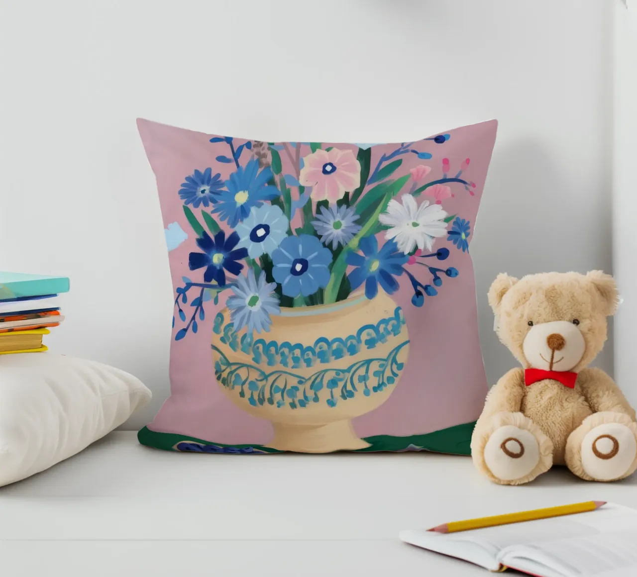Fico blubowl Flora cuscino da Lumie Layers
