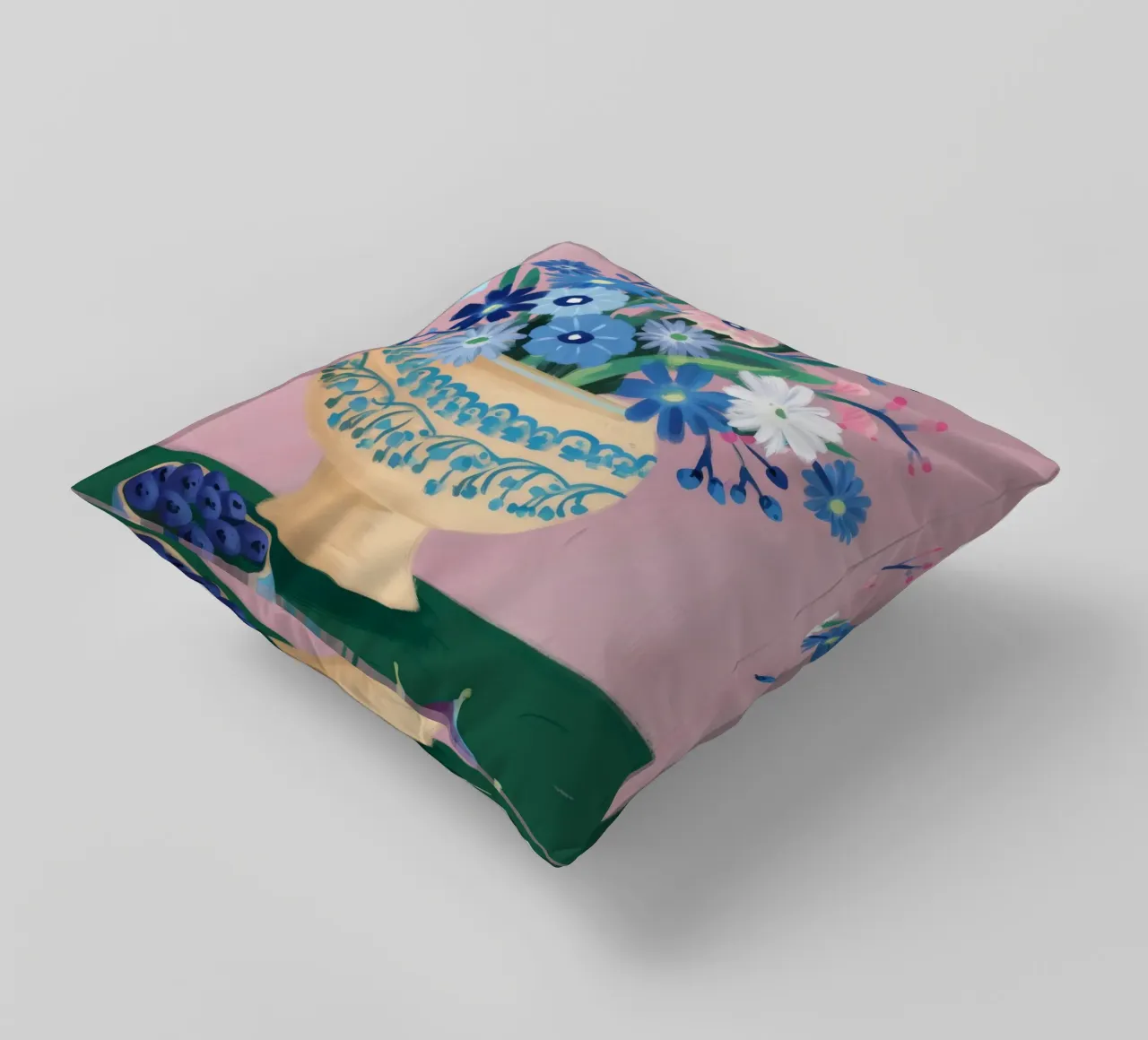 Fico blubowl Flora cuscino da Lumie Layers