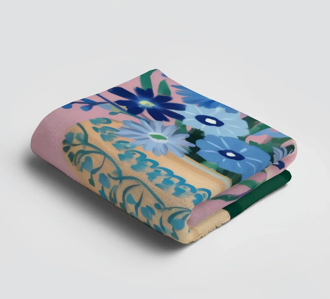 Bluebowl Fig Flora towel by Lumie Layers