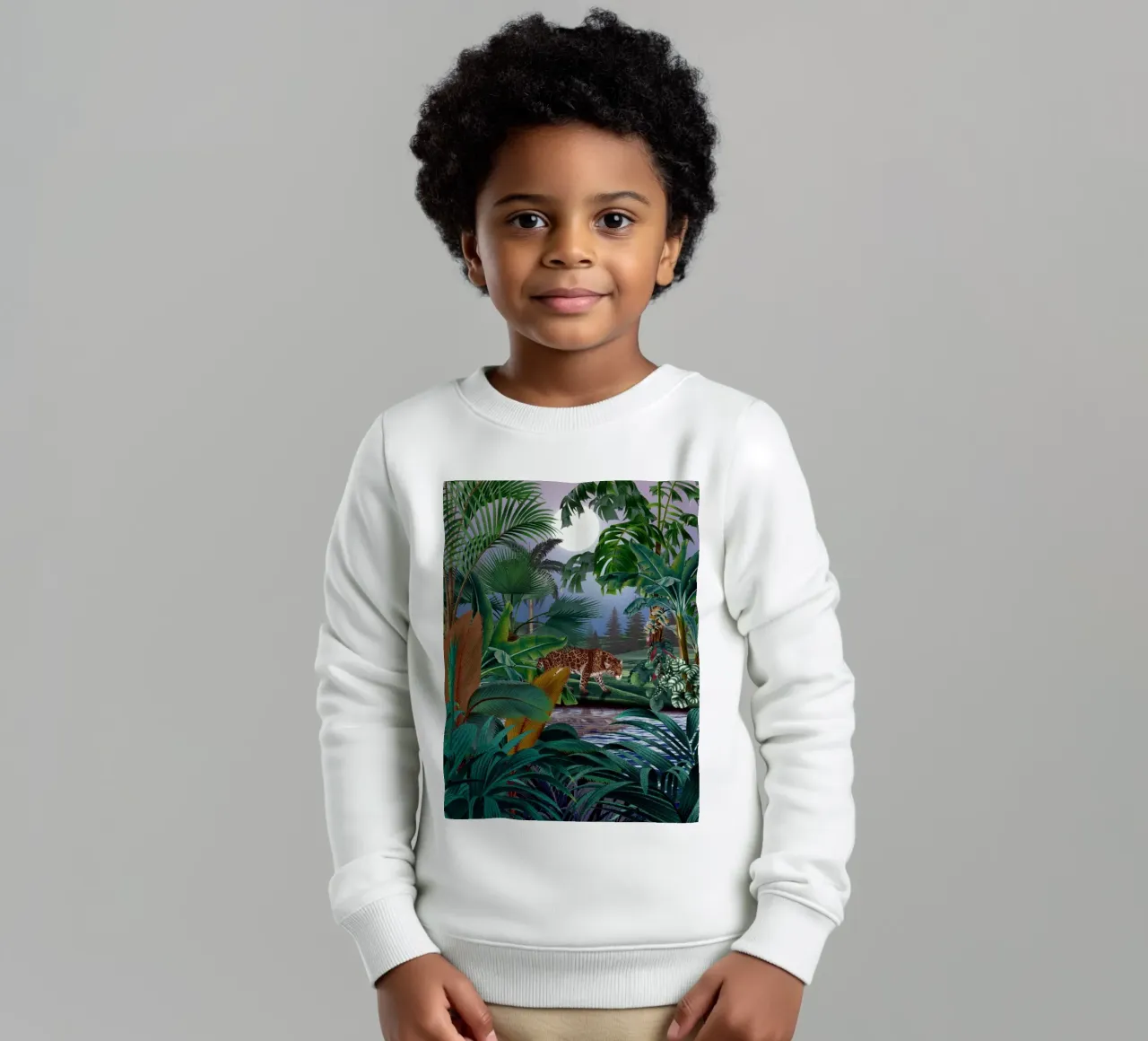 LEOPARD JUNGLE I felpa bambino da burcukorkmazyurek