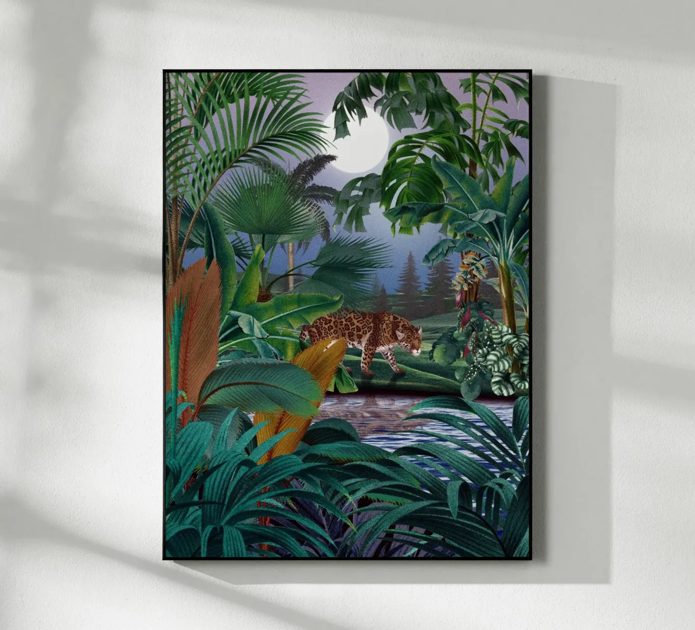 LEOPARD JUNGLE I plexiglass da burcukorkmazyurek