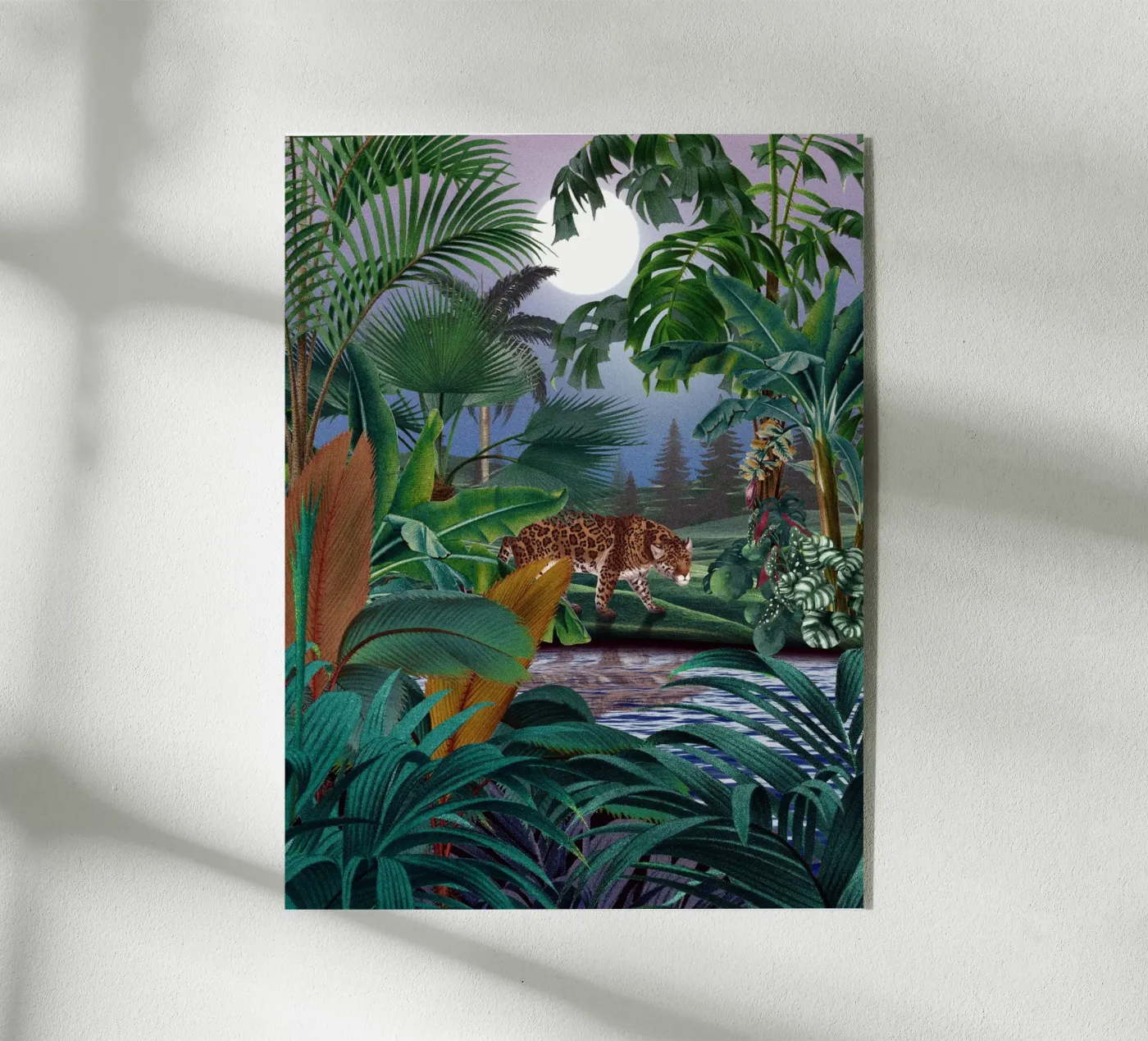 LEOPARD JUNGLE I plexiglass da burcukorkmazyurek