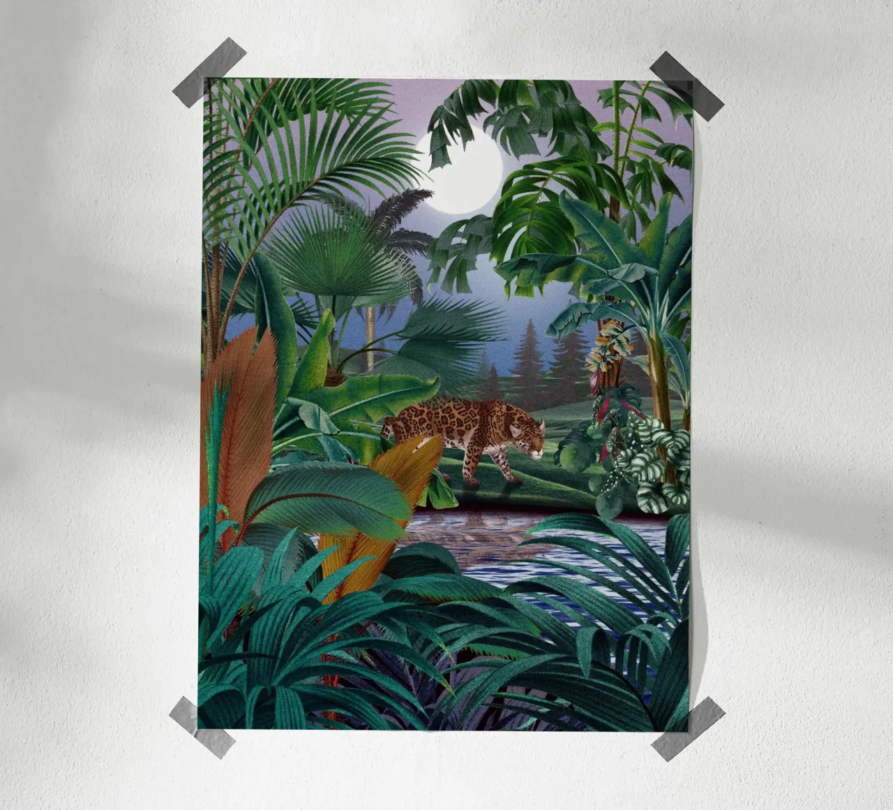 LEOPARD JUNGLE I carta hahnemühle da burcukorkmazyurek