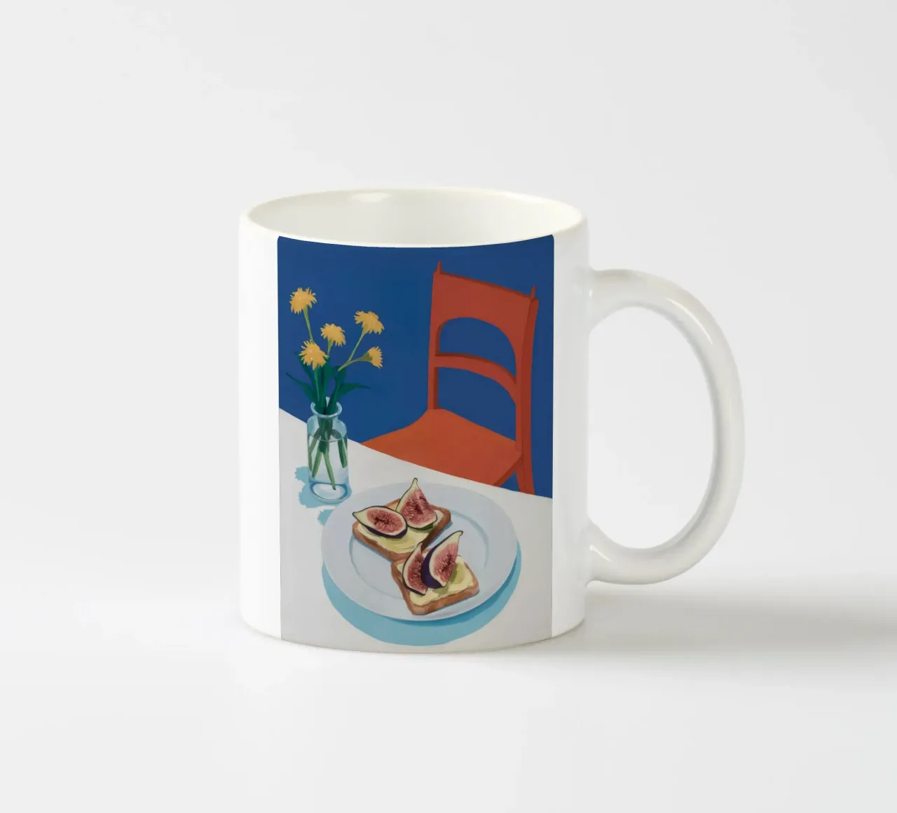 Sedia di fico Solitudine tazza in ceramica da Lumie Layers