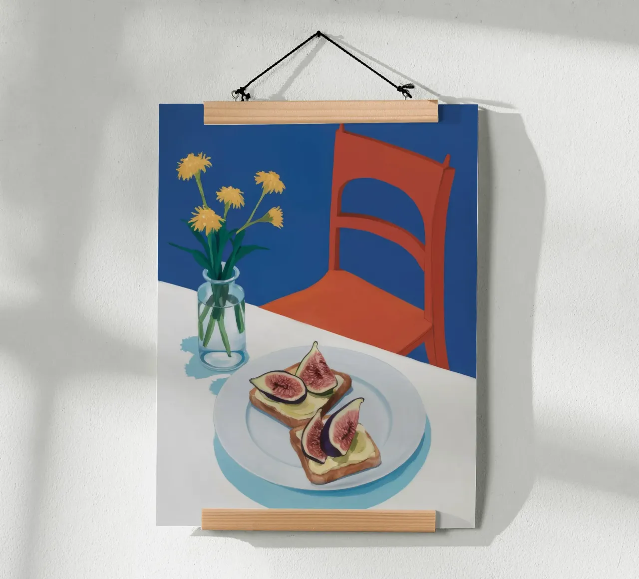 Sedia di fico Solitudine carta hahnemühle da Lumie Layers