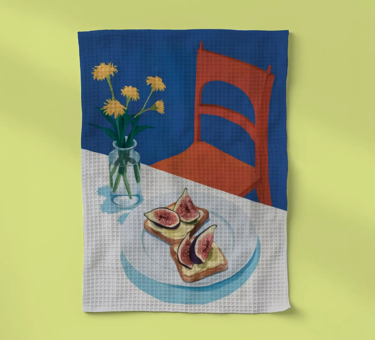 Sedia di fico Solitudine canovaccio da cucina da Lumie Layers