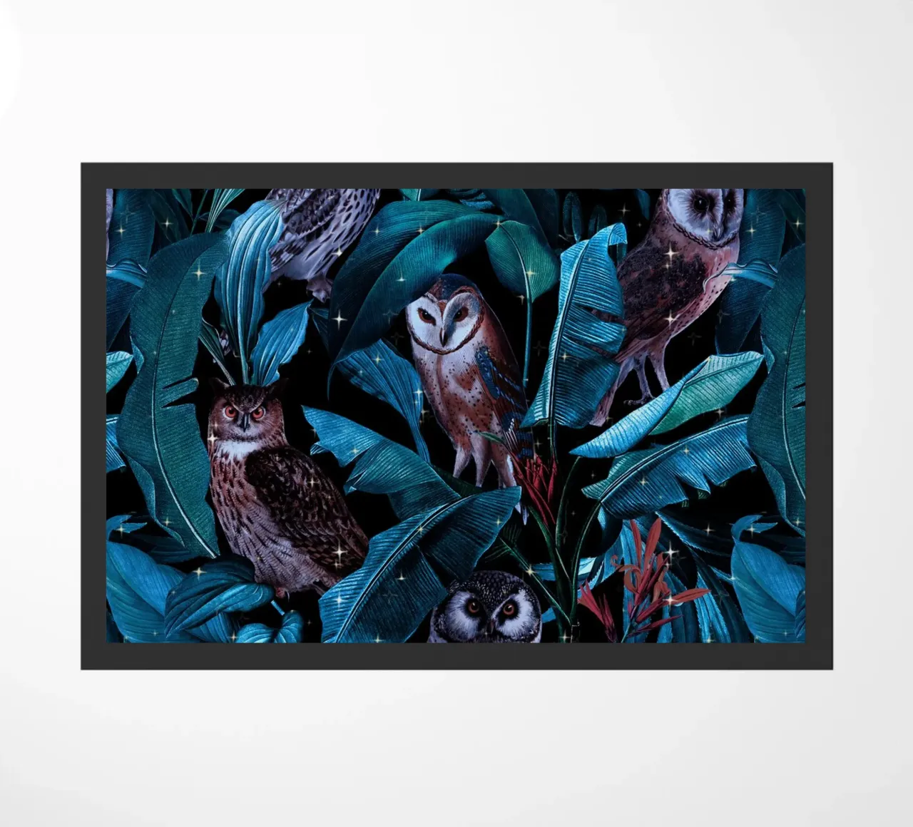 Owl and Leaf Garden zerbino da burcukorkmazyurek