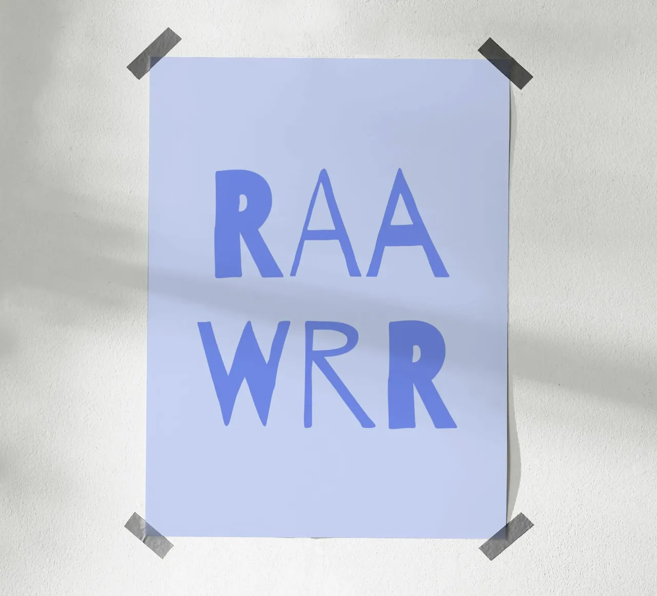 Raawrr poster da we line studio - art