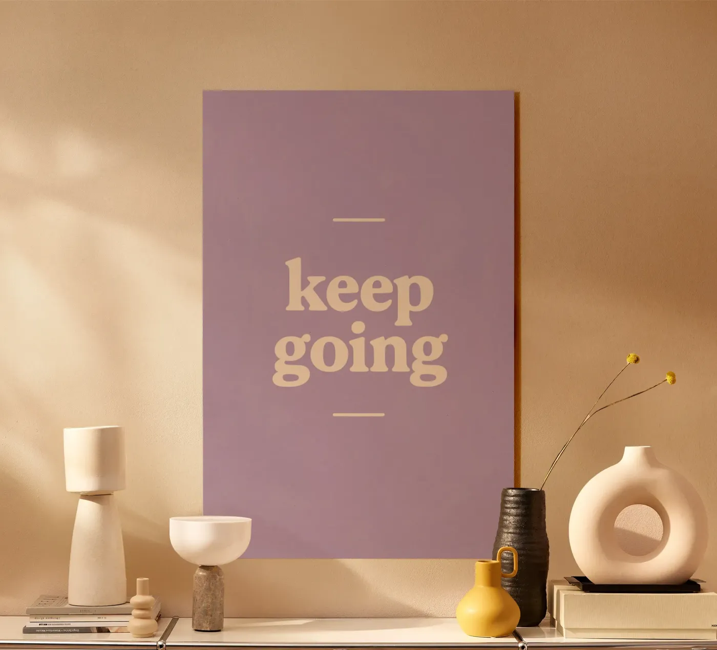 Keep Going (Purple) plexiglas de treechild