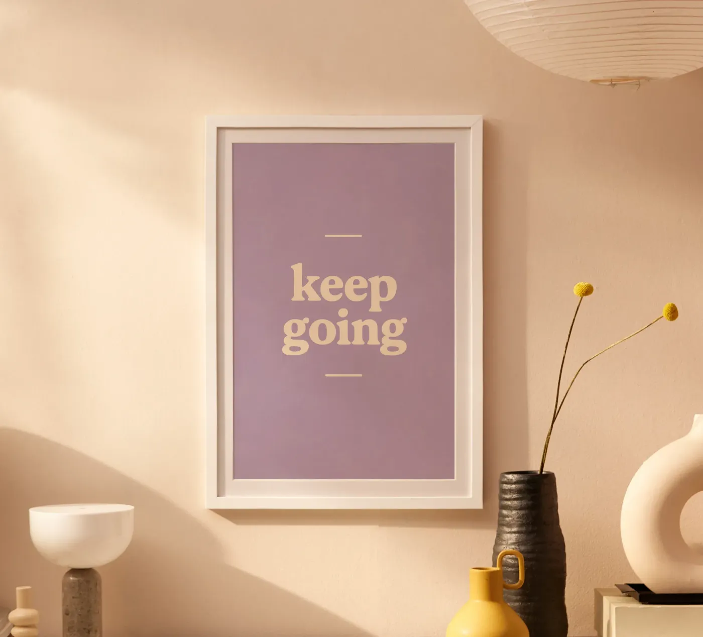 Keep Going (Purple) poster van treechild
