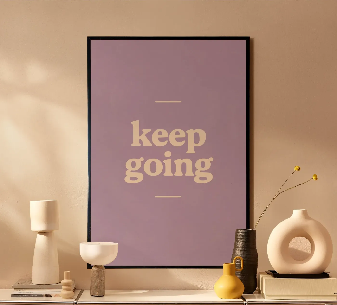 Keep Going (Purple) poster van treechild