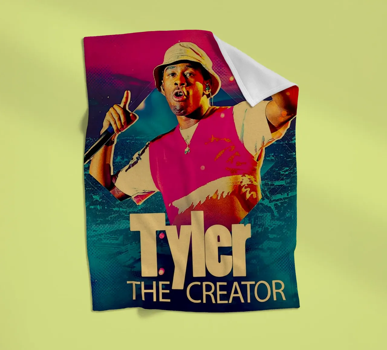 Sing Dance Tyler The Creator Poster fleece blanket by edanfargol