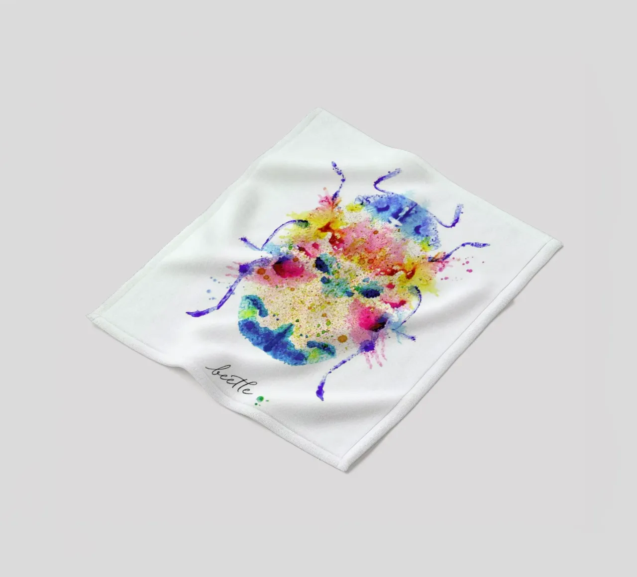 Ink Beetle Psychadelic II coperta in pile da Flora & Fauna