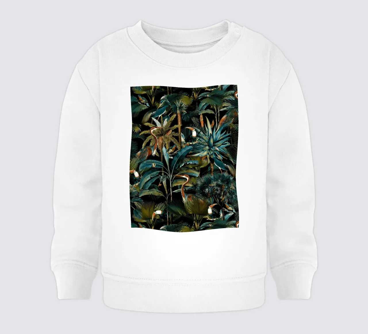 Jungle and Birds I felpa neonato da burcukorkmazyurek