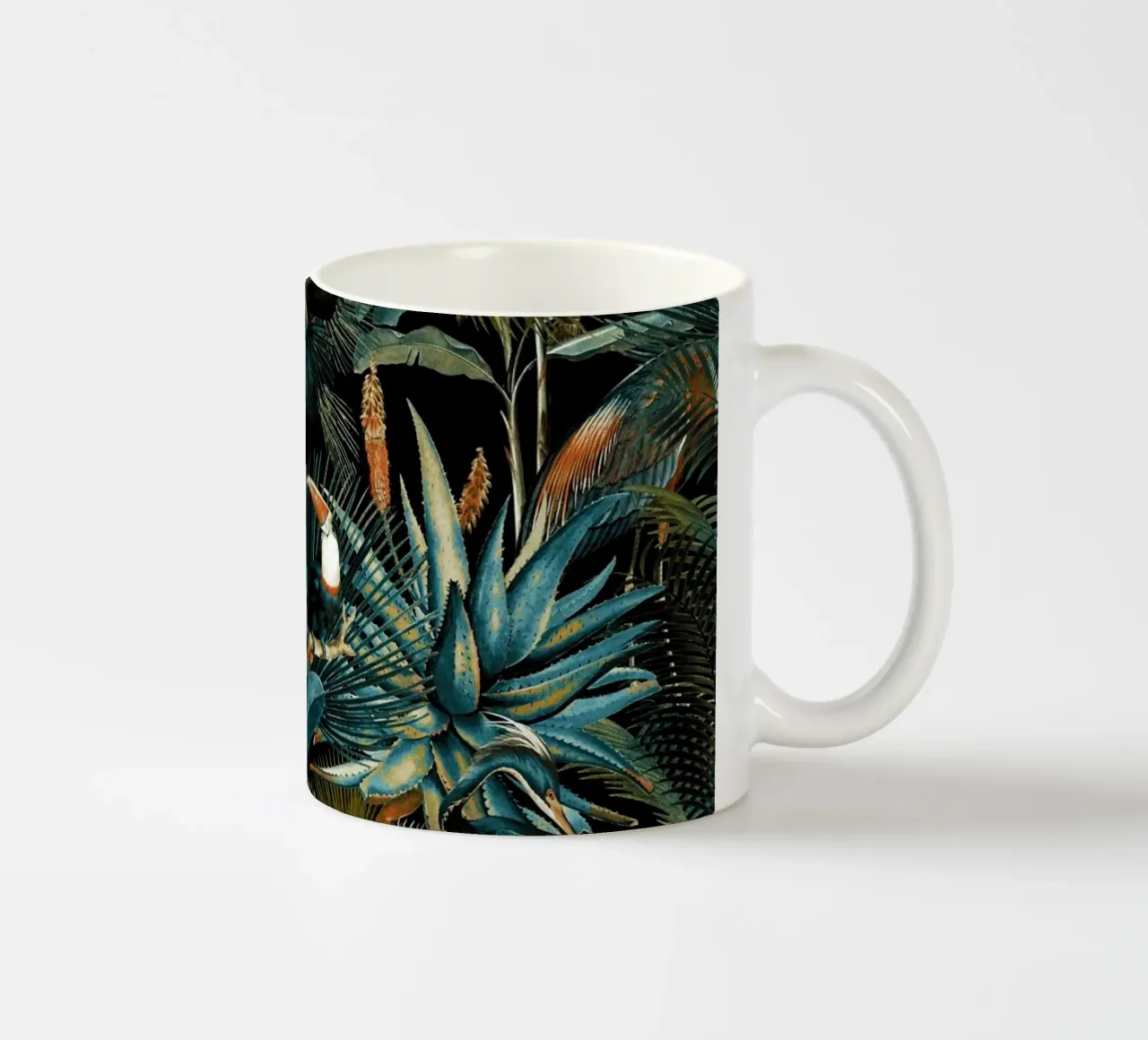 Jungle and Birds I tazza in ceramica da burcukorkmazyurek