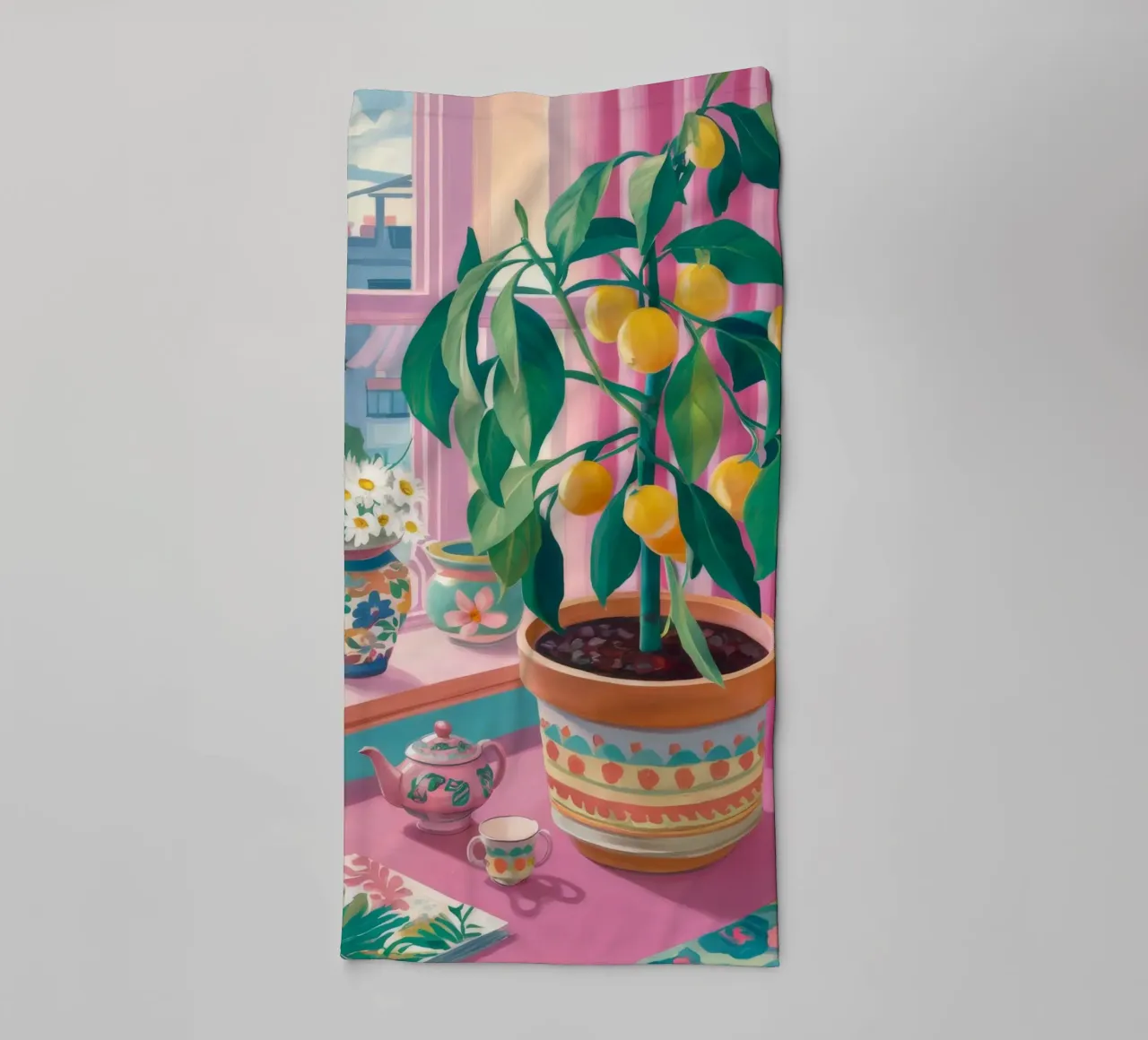 Fenster Gartenzimmer Handtuch von Lumie Layers