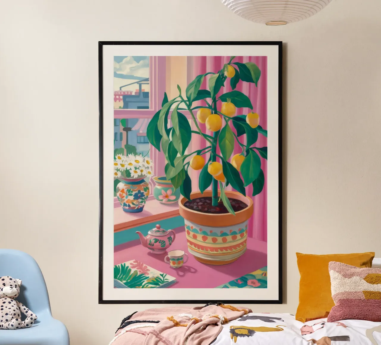Window Garden Room poster by Lumie Layers