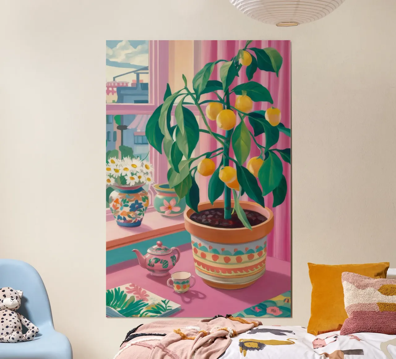 Window Garden Room poster by Lumie Layers