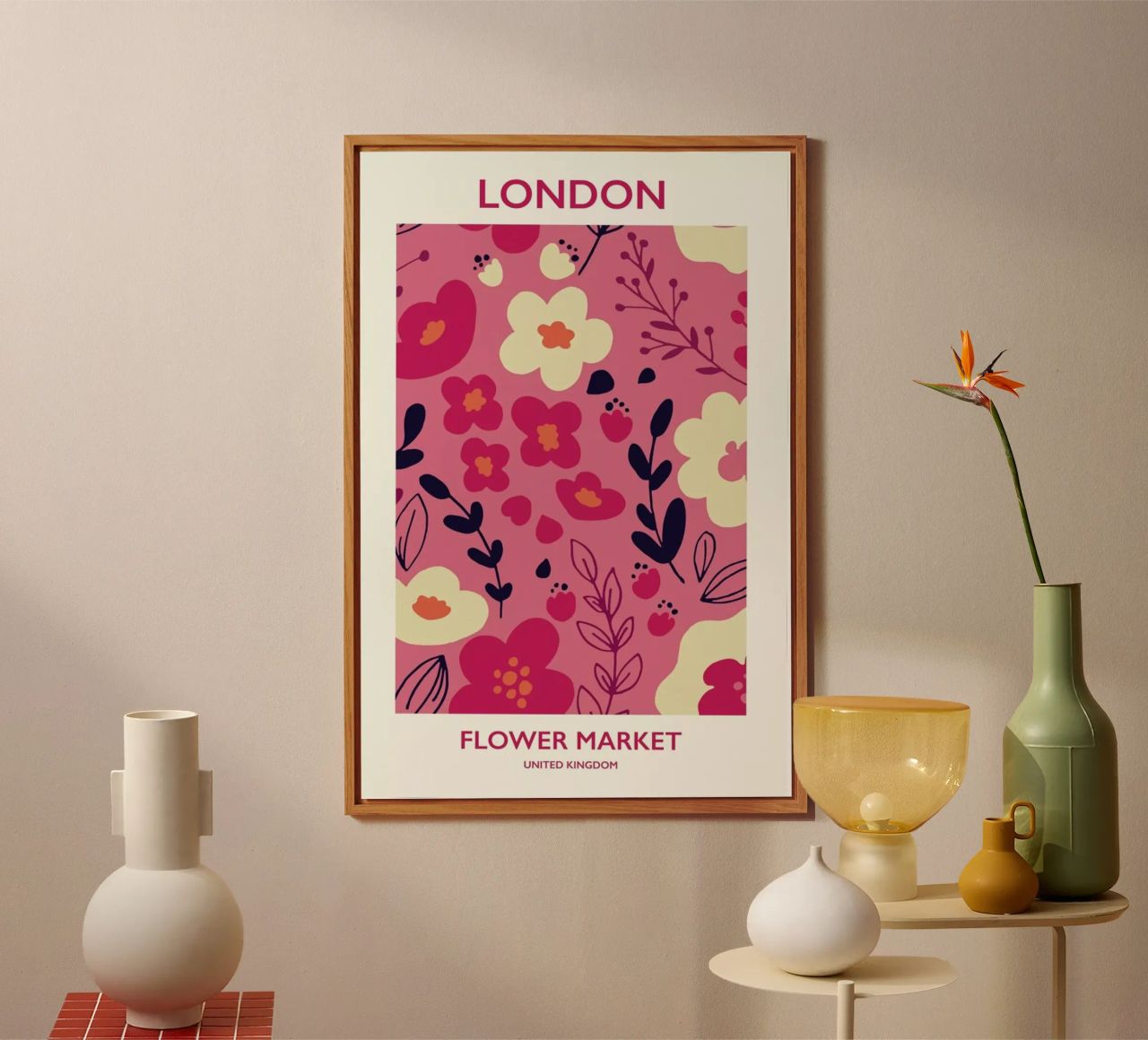 London Flower Market II forex plate by Pure