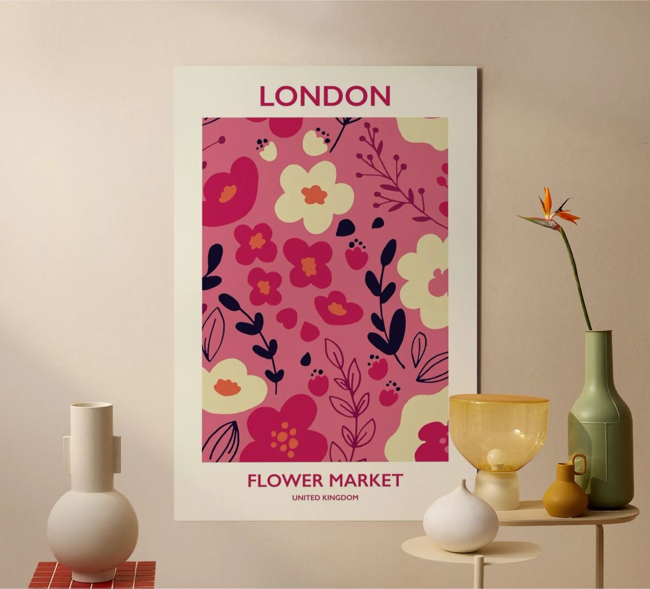 London Flower Market II forex plate by Pure