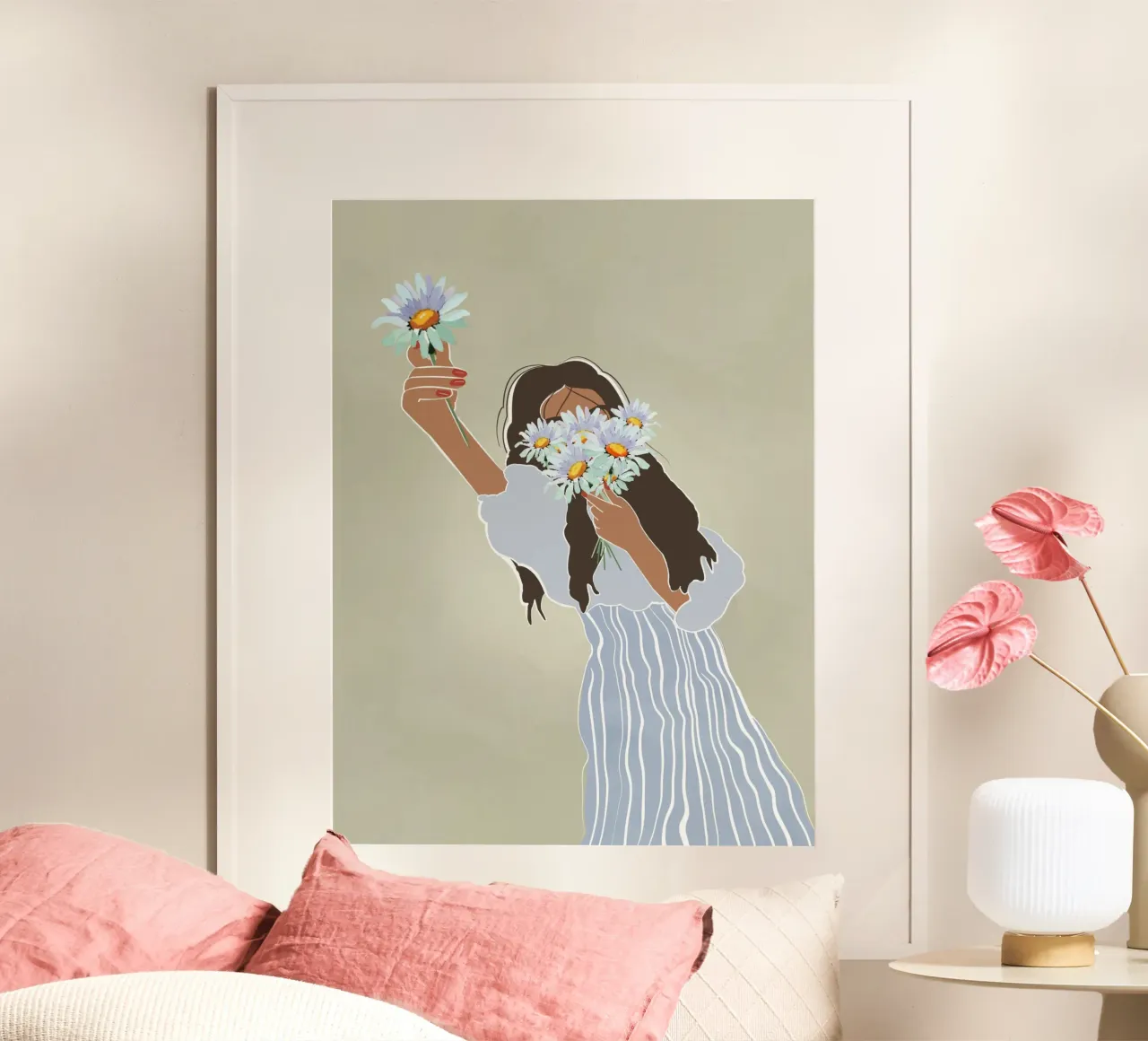 Un bouquet de marguerites hahnemühle de Sannel Larson