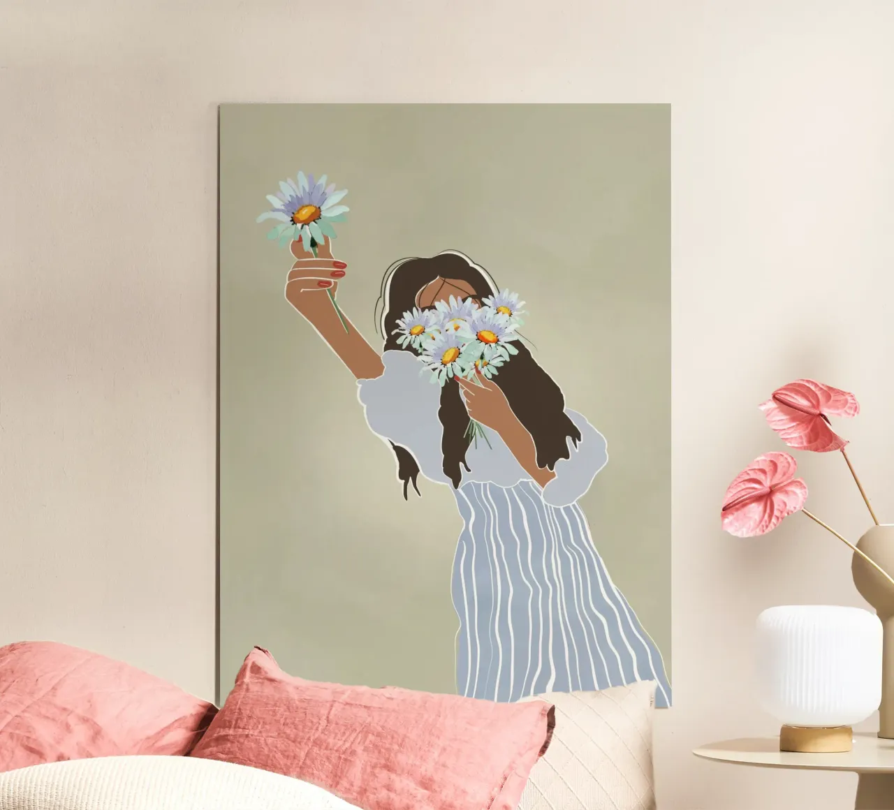 Un bouquet de marguerites hahnemühle de Sannel Larson