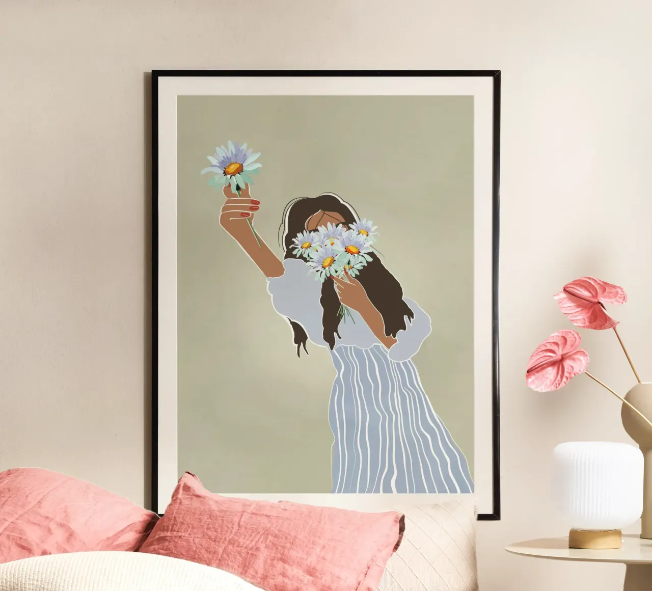 Un bouquet de marguerites hahnemühle de Sannel Larson