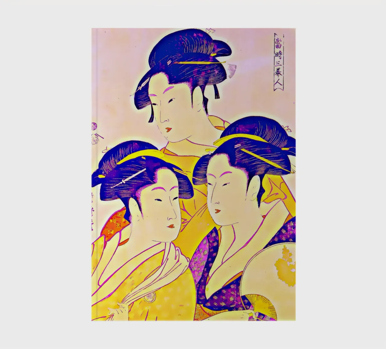 Kitagawa Utamaro, Three Beauties of Present Time in 2.0 mode notebook by the-witcher