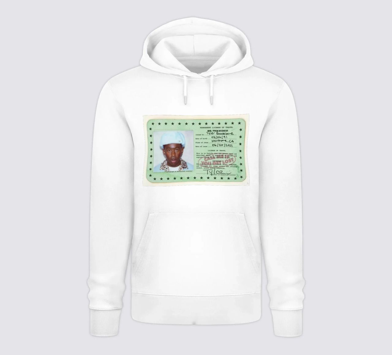 License Of Tyler The Creator - Call Me if You Get Lost felpa con cappuccio da edanfargol