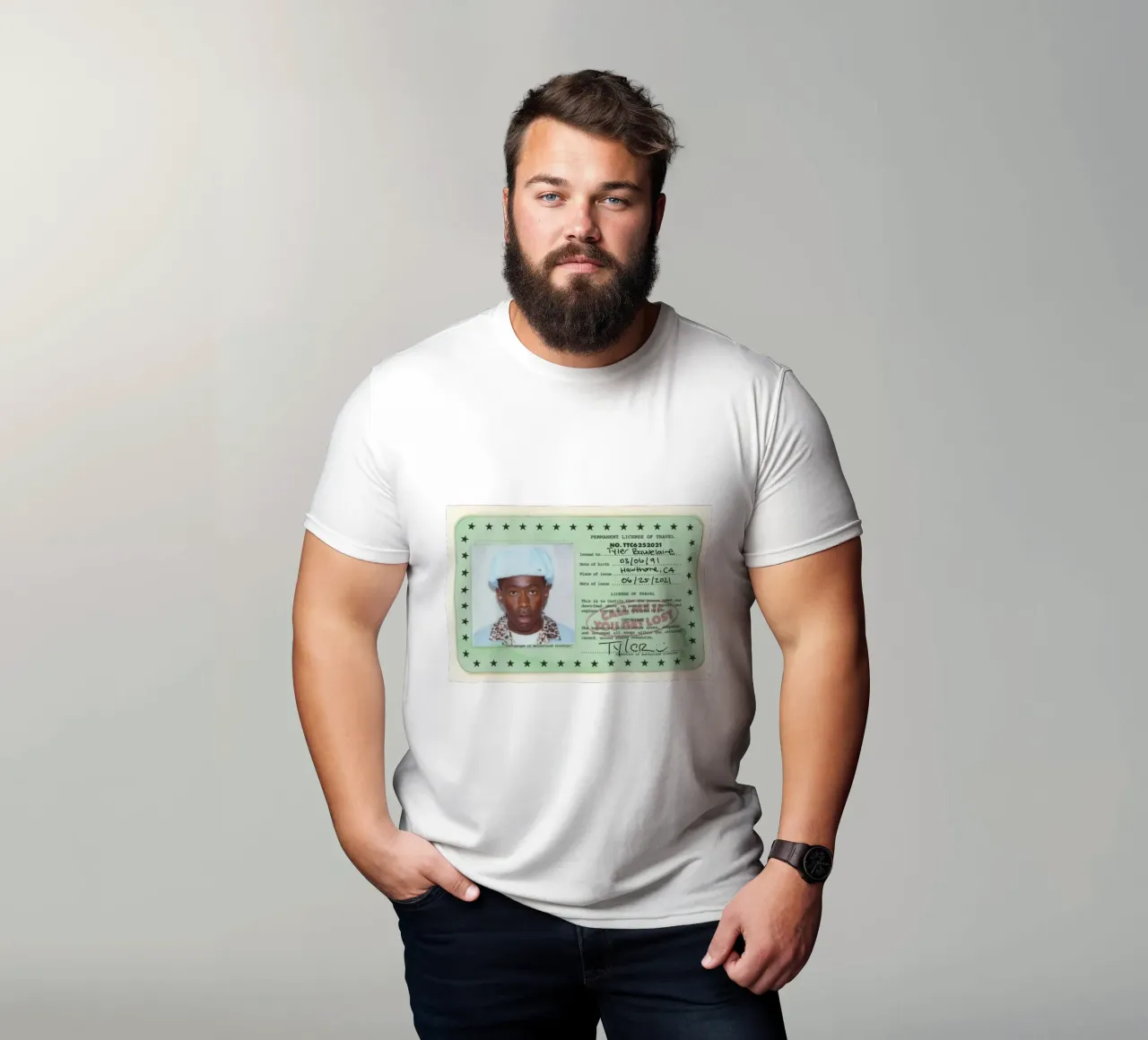 License Of Tyler The Creator - Call Me if You Get Lost T-Shirt von edanfargol