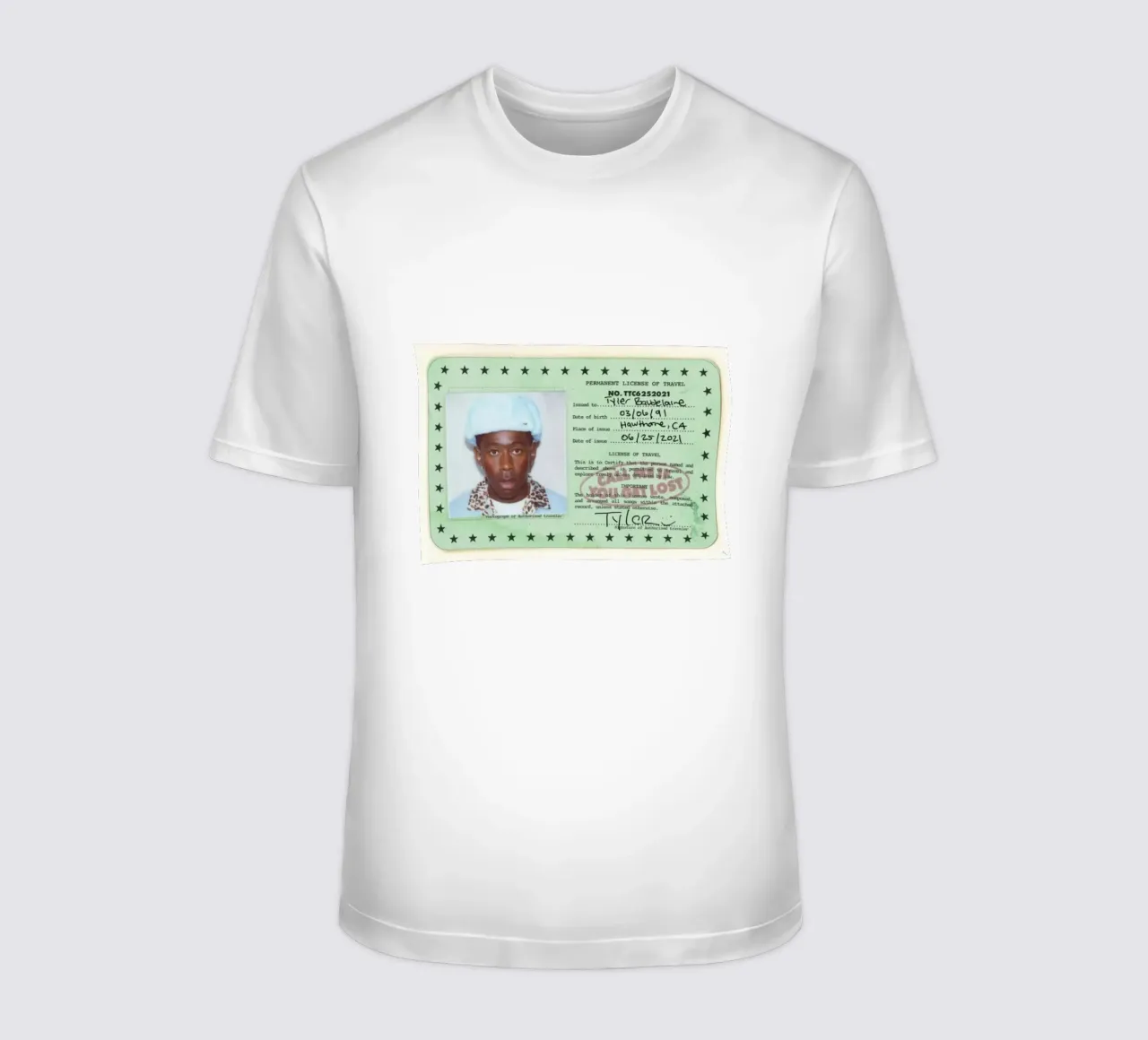 License Of Tyler The Creator - Call Me if You Get Lost t-shirt da edanfargol