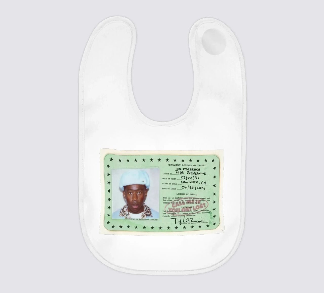 License Of Tyler The Creator - Call Me if You Get Lost bavaglino da edanfargol