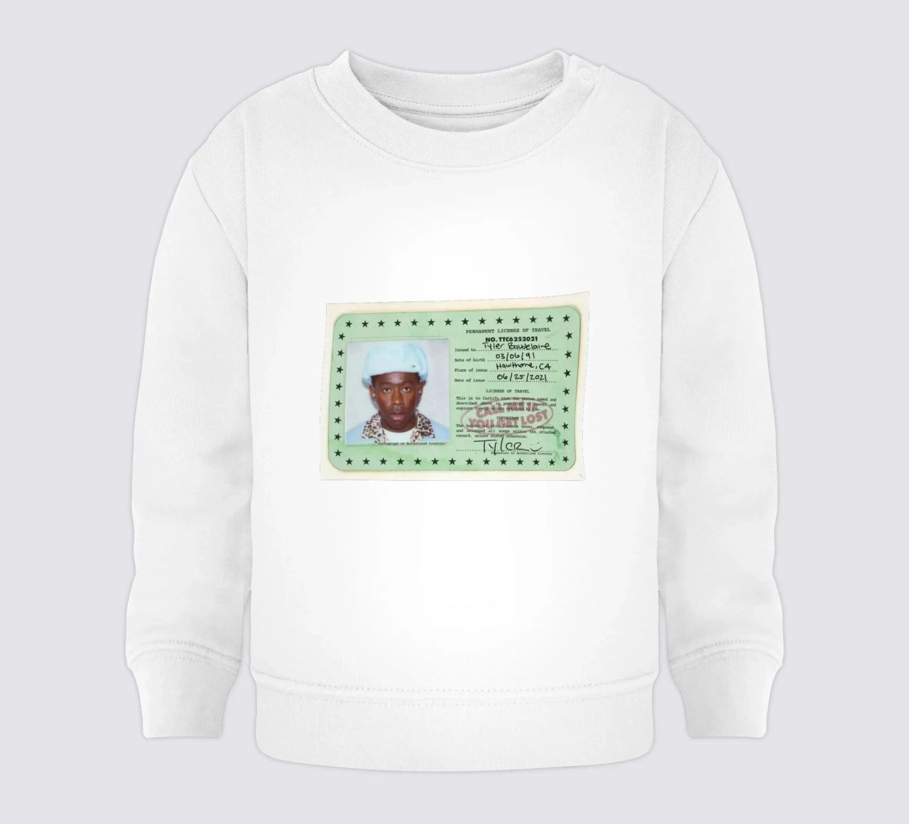 License Of Tyler The Creator - Call Me if You Get Lost felpa neonato da edanfargol