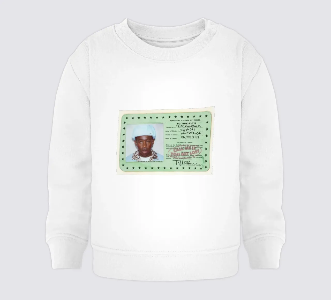 License Of Tyler The Creator - Call Me if You Get Lost sweat pour bébé de edanfargol